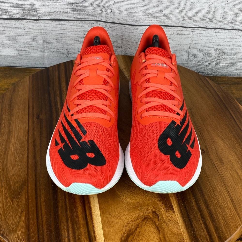 New Balance Men's Red and Black Athletic Running Shoes - Picture 8 of 12
